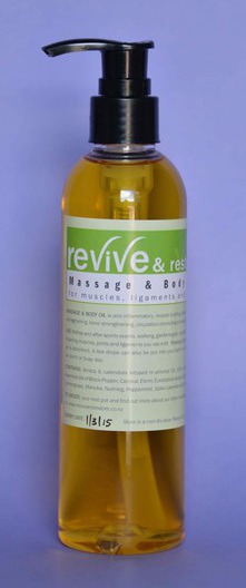 Revive and Restore Massage and Body Oil  250mls